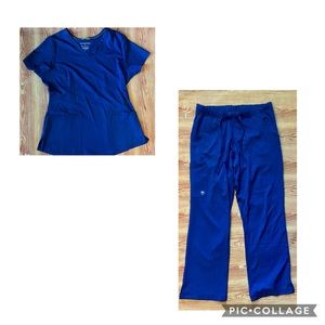 NWOT HH Works (Healing Hands) Blue Scrubs